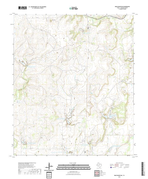 Bead Mountain topographic map thumbnail