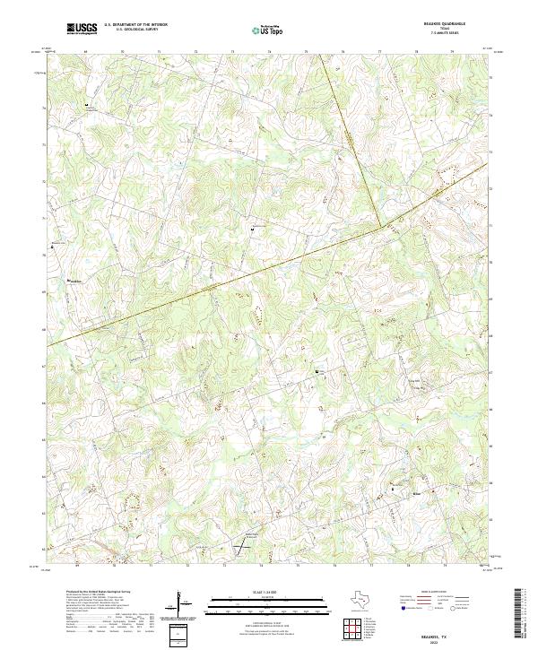 Beaukiss topographic map thumbnail