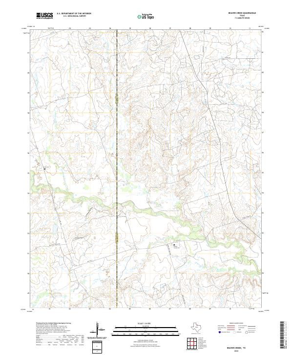 Beaver Creek topographic map thumbnail