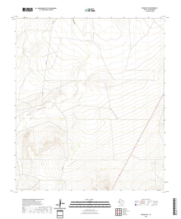 Belding SW topographic map thumbnail