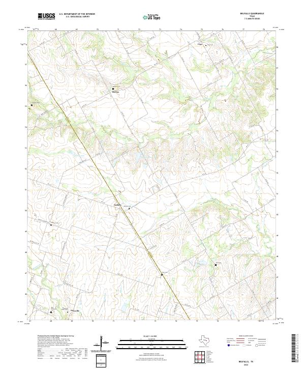 Belfalls topographic map thumbnail