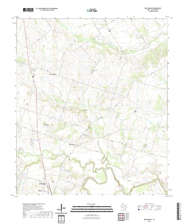 Ben Arnold topographic map thumbnail