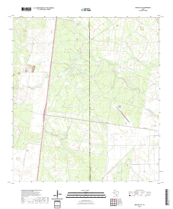 Ben Bolt SE topographic map thumbnail