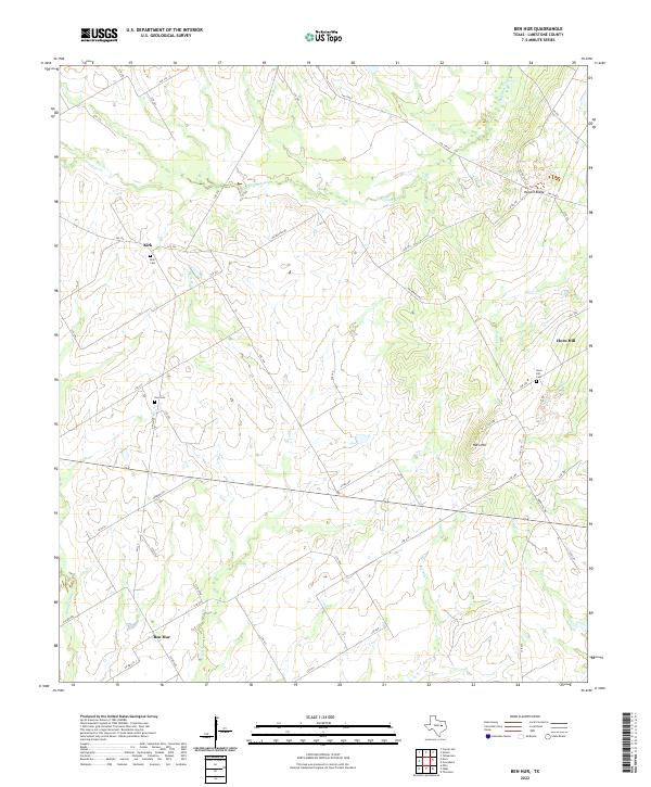 Ben Hur topographic map thumbnail