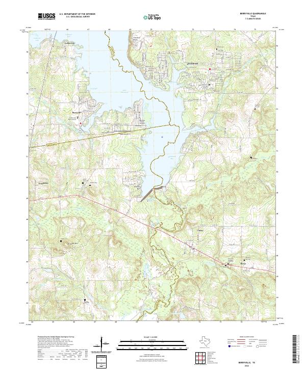 Berryville topographic map thumbnail