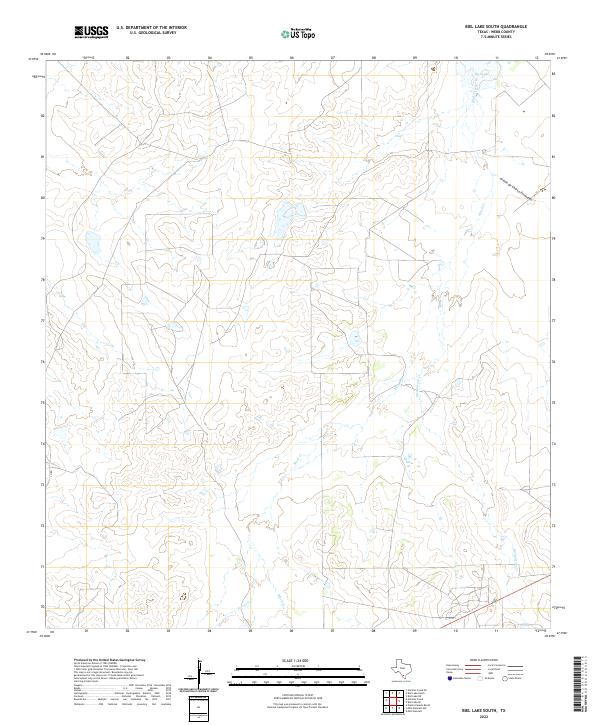 Biel Lake South topographic map thumbnail