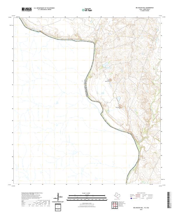 Big Apache Hill topographic map thumbnail