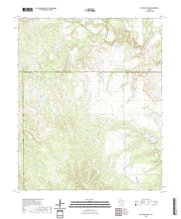 Big Four Ranch topographic map thumbnail