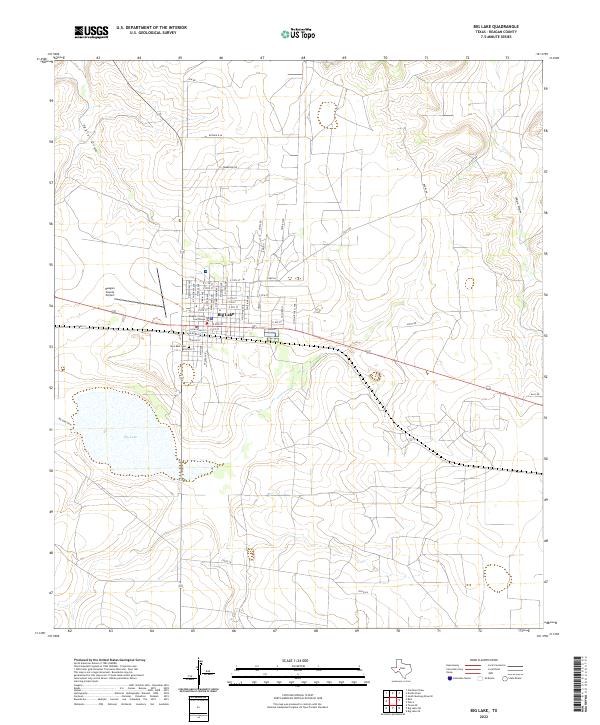 Big Lake topographic map thumbnail