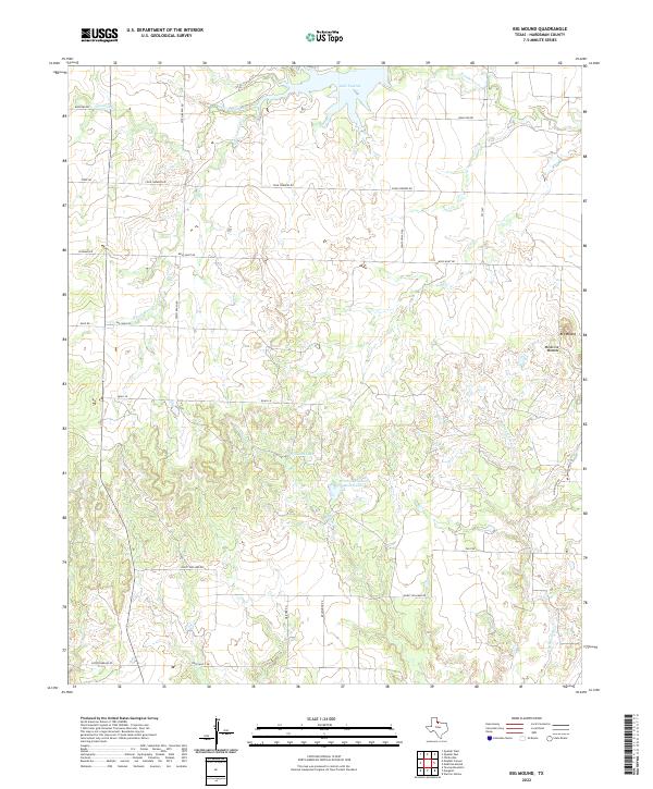 Big Mound topographic map thumbnail