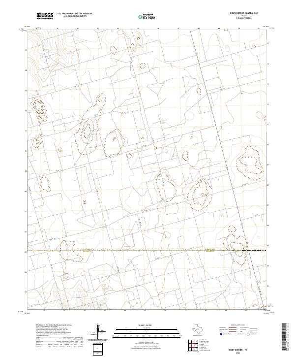Bigby Corner topographic map thumbnail