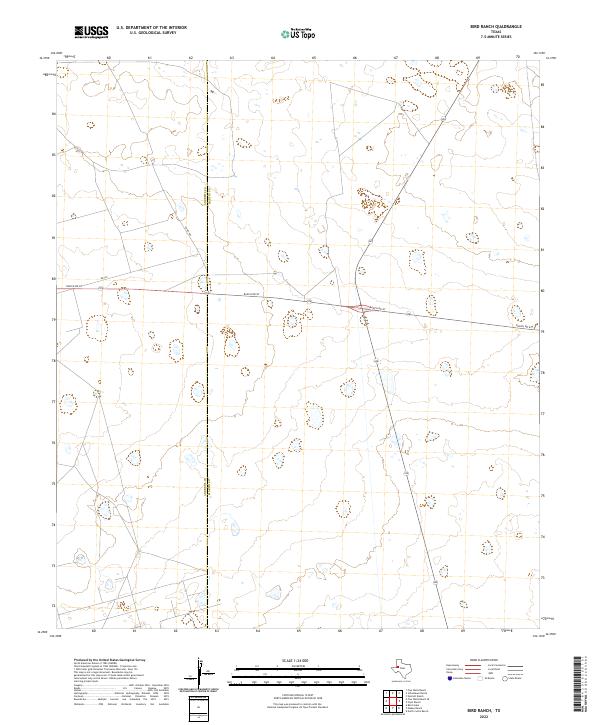 Bird Ranch topographic map thumbnail
