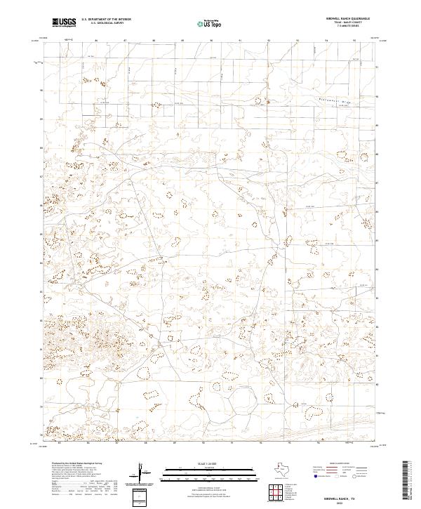 Birdwell Ranch topographic map thumbnail