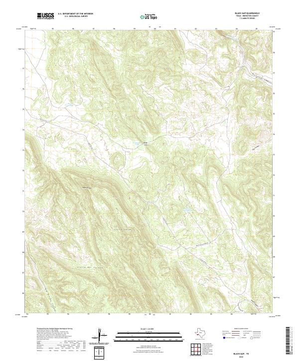 Black Gap topographic map thumbnail