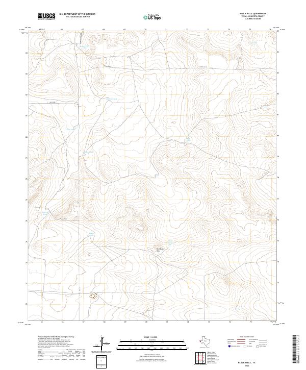 Black Hills topographic map thumbnail