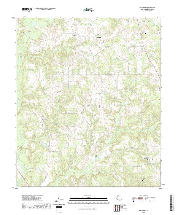 Blackfoot topographic map thumbnail