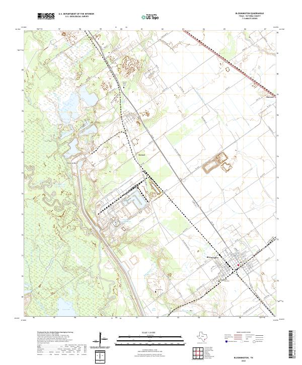 Bloomington topographic map thumbnail