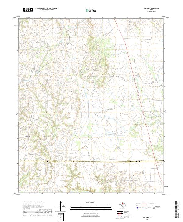 Bob Creek topographic map thumbnail