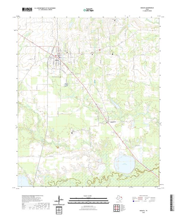 Bogata topographic map thumbnail