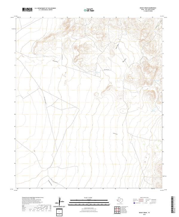 Boggy Draw topographic map thumbnail