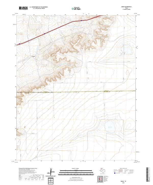 Boise topographic map thumbnail