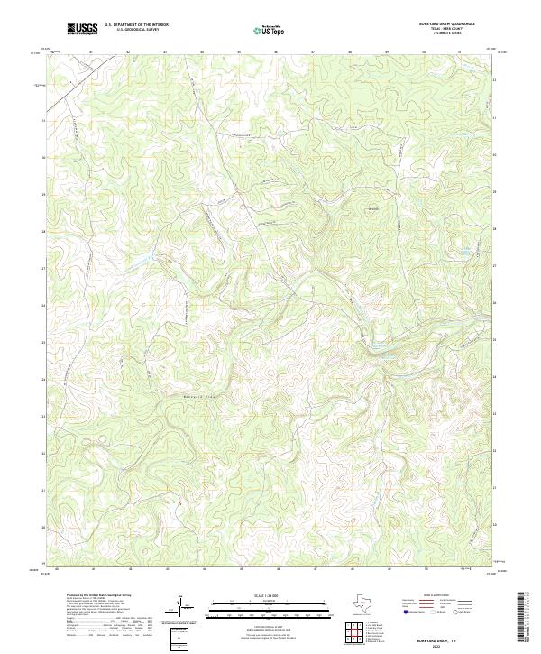 Boneyard Draw topographic map thumbnail