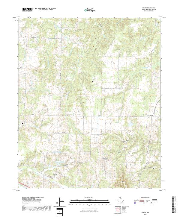 Bonita topographic map thumbnail