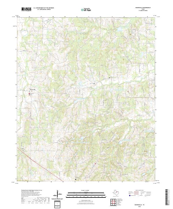 Boonsville topographic map thumbnail