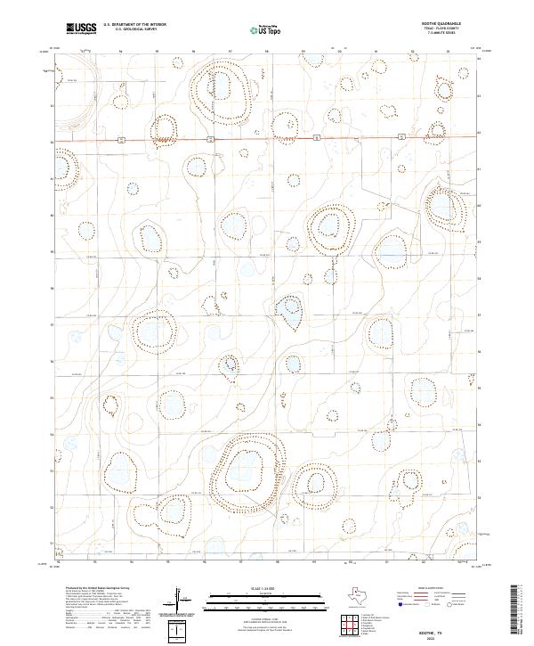 Boothe topographic map thumbnail