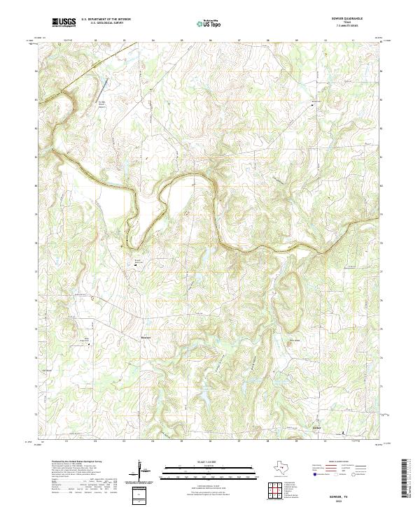 Bowser topographic map thumbnail