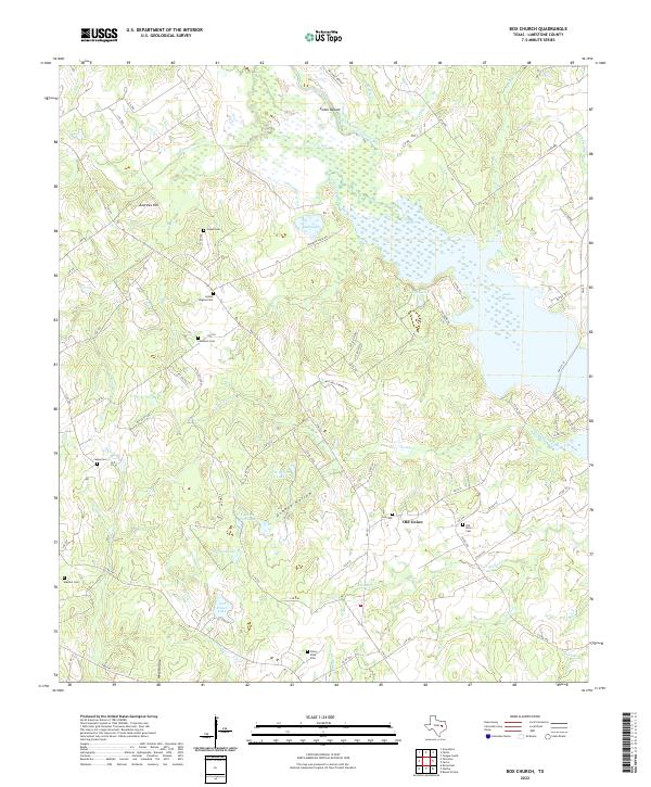 Box Church topographic map thumbnail