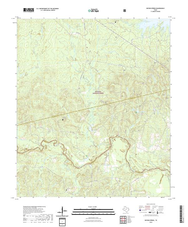 Boykin Spring topographic map thumbnail