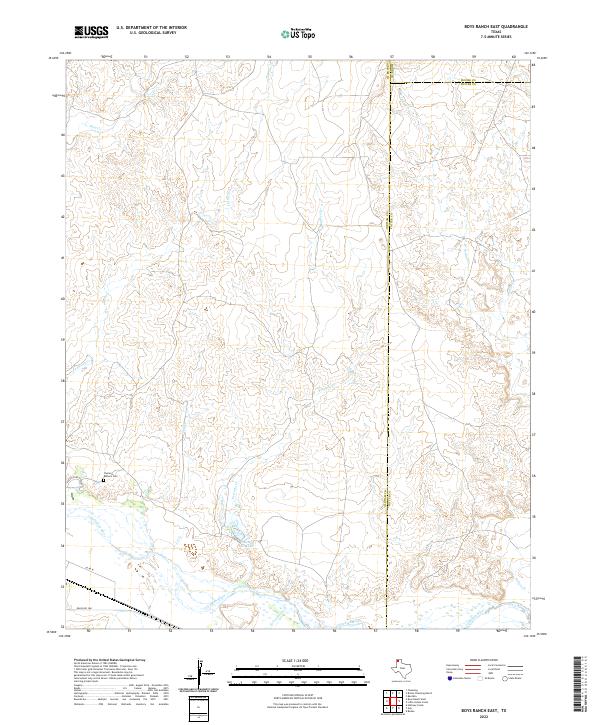 Boys Ranch East topographic map thumbnail