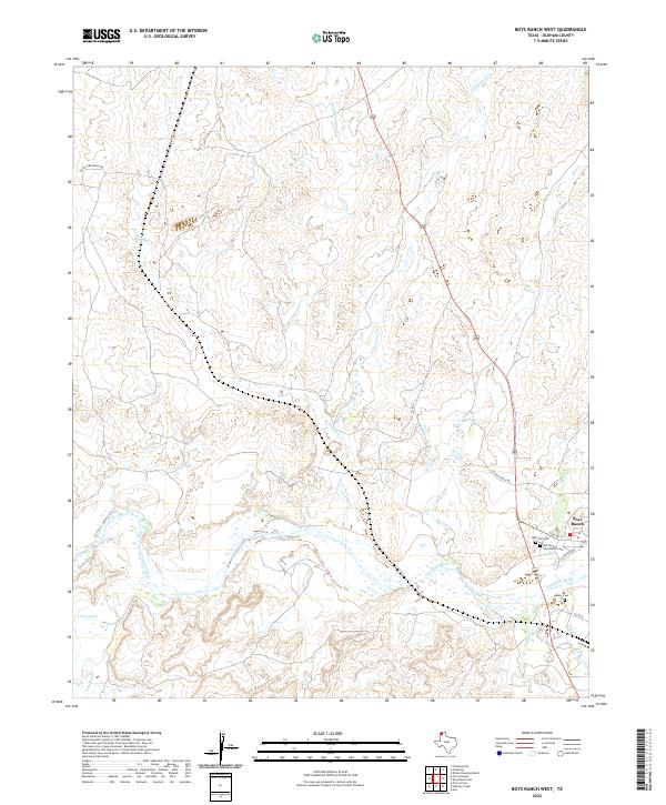 Boys Ranch West topographic map thumbnail