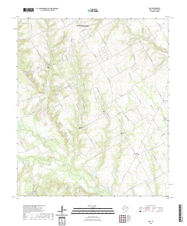 Boz topographic map thumbnail