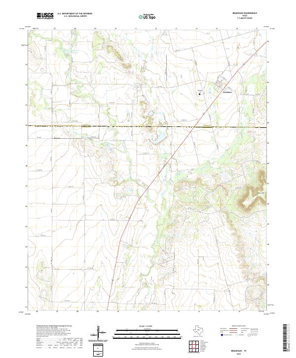 Bradshaw topographic map thumbnail