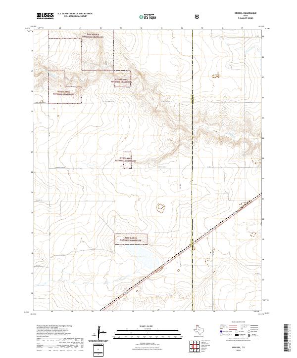 Brickel topographic map thumbnail