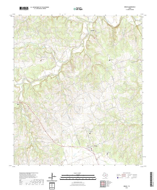 Briggs topographic map thumbnail