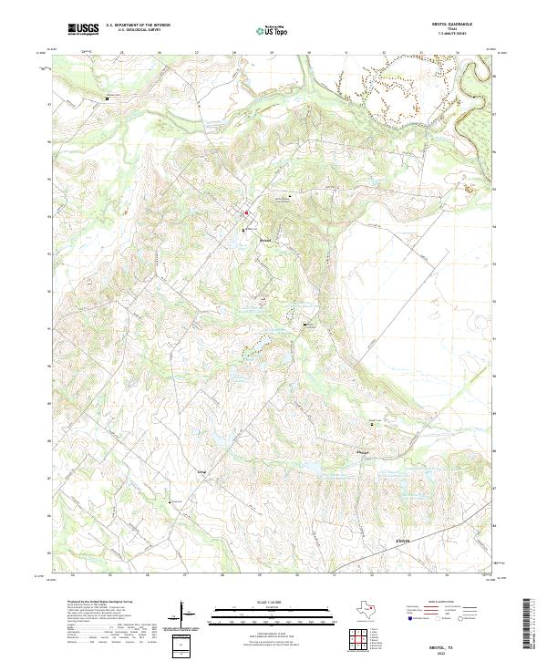 Bristol topographic map thumbnail