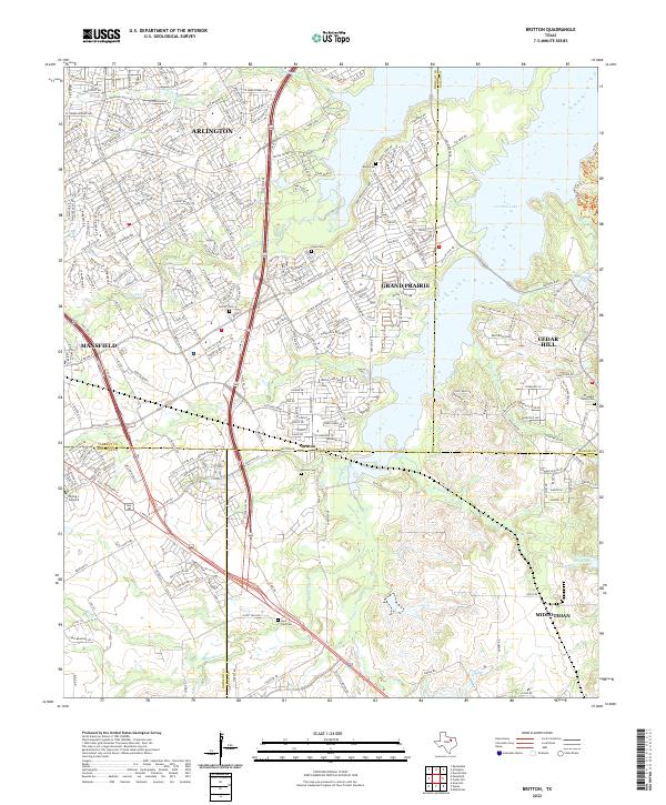 Britton topographic map thumbnail
