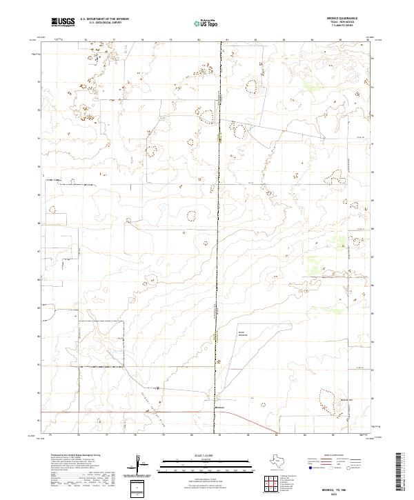 Bronco topographic map thumbnail