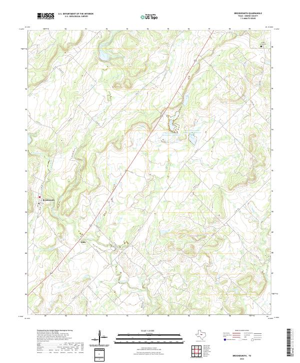 Brookesmith topographic map thumbnail