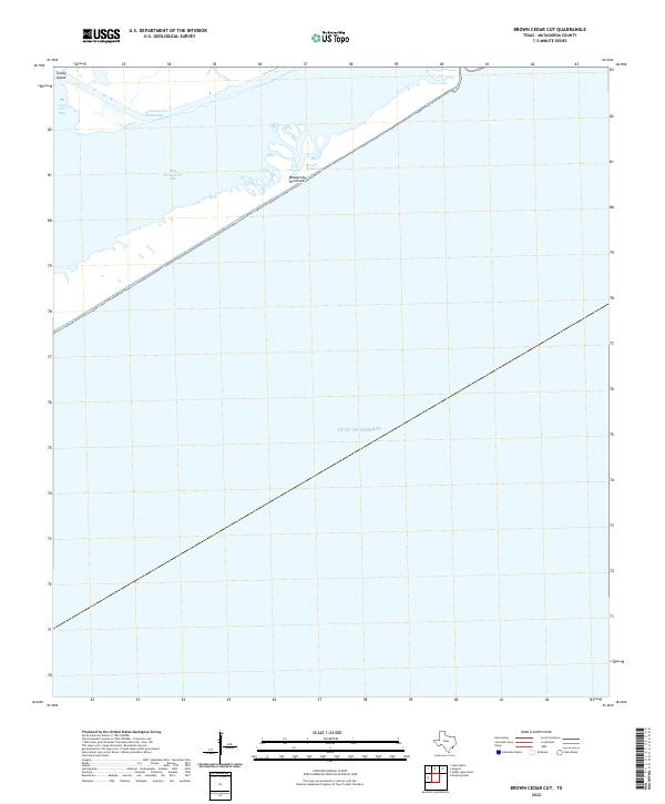 Brown Cedar Cut 2022 topographic map thumbnail