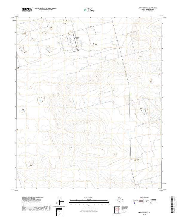 Bryant Ranch topographic map thumbnail