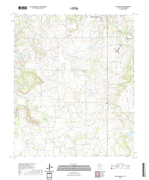 Buck Mountain topographic map thumbnail