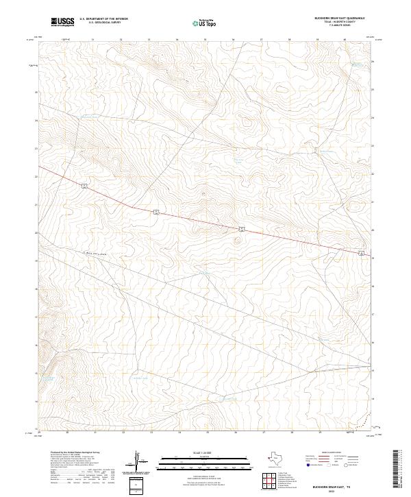Buckhorn Draw East topographic map thumbnail