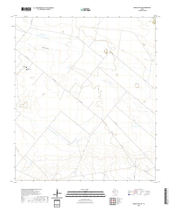 Buena Vista NE topographic map thumbnail