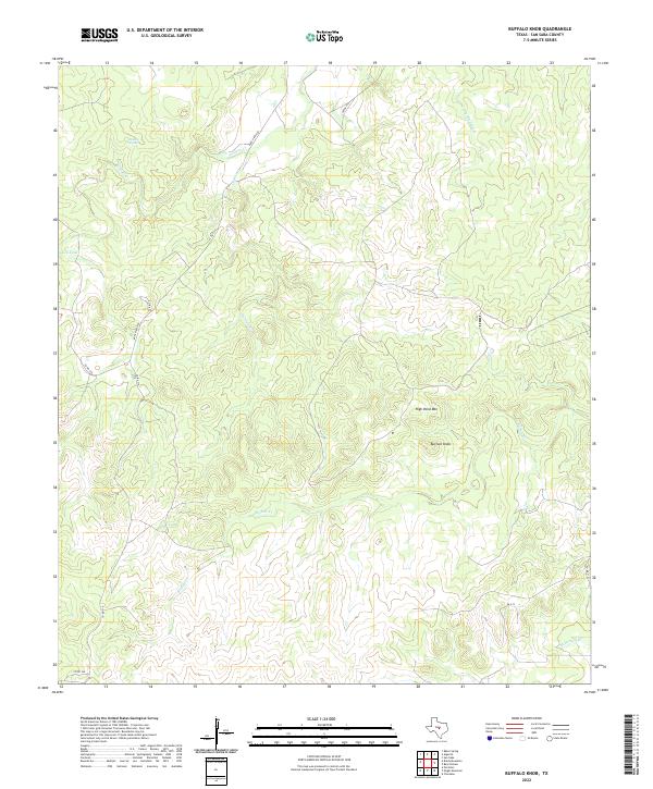 Buffalo Knob topographic map thumbnail