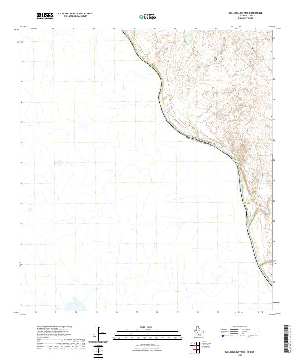 Bull Hollow Tank topographic map thumbnail
