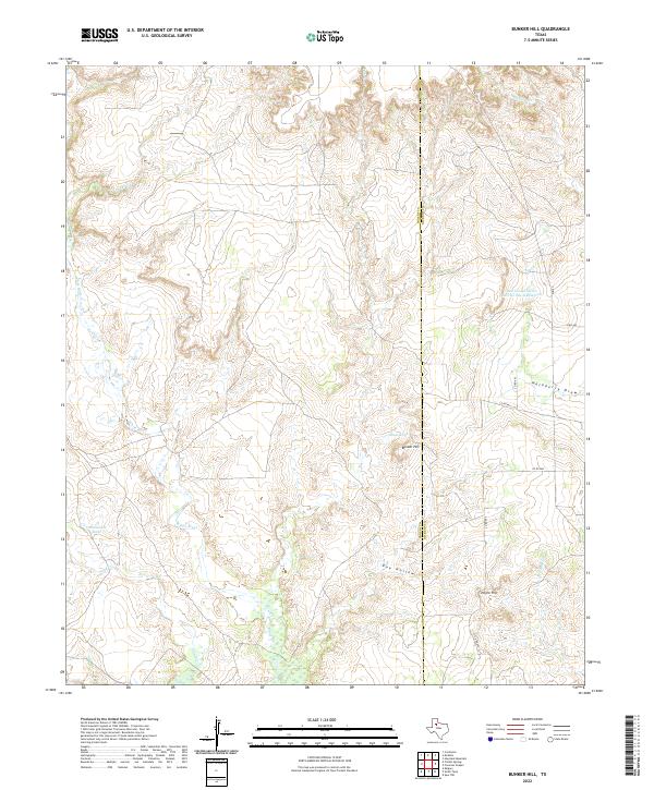 Bunker Hill topographic map thumbnail